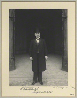 by Sir (John) Benjamin Stone, platinum print in card window mount, June 1904